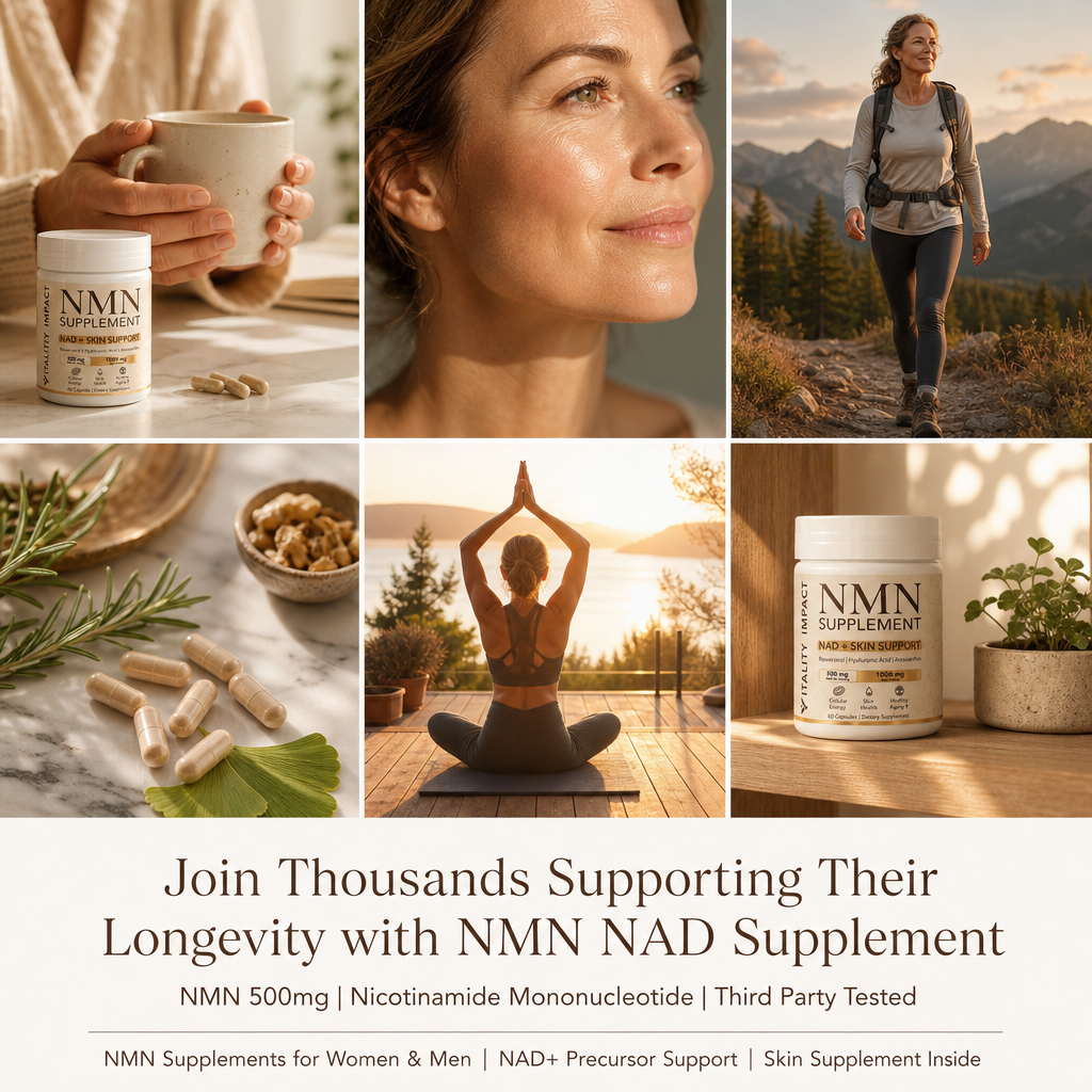 NMN NAD Supplement 500mg – Nicotinamide Mononucleotide NMN+ with Trans Resveratrol, Hyaluronic Acid & Astaxanthin – NMN Supplements Capsules for Women & Men – NMN NAD Support